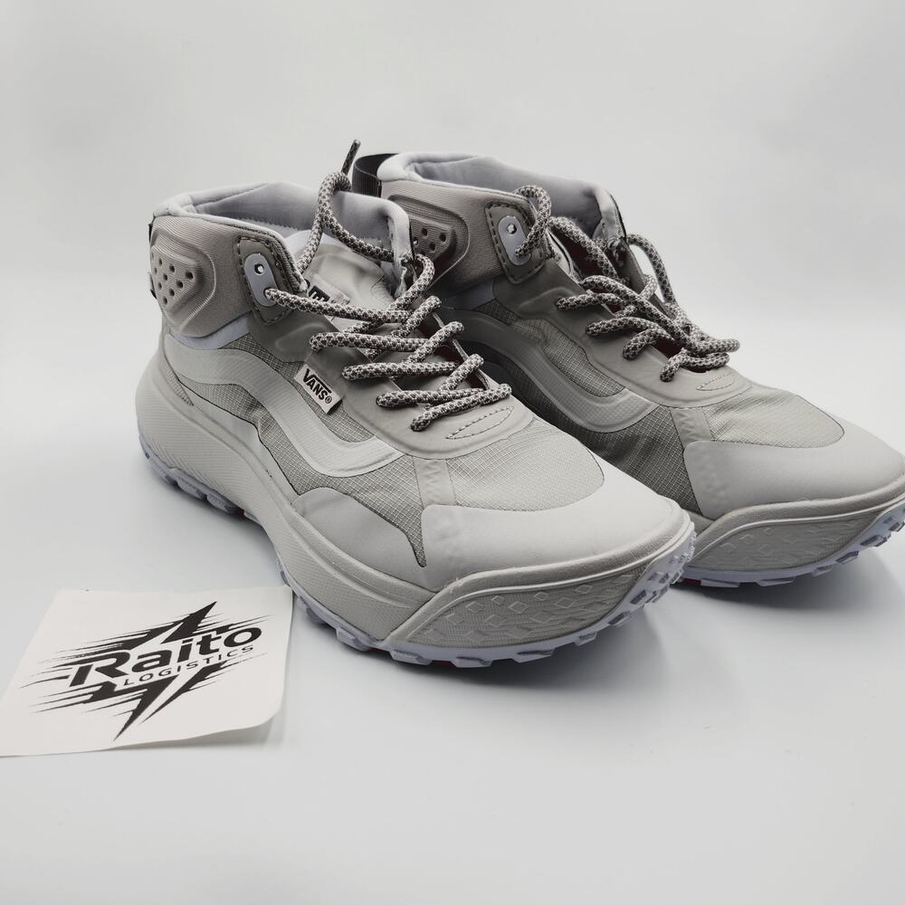 Mens Size 6 Vans MTE Crosspath Mid Top Hiking Trail Shoes Gray Round Toe 721356